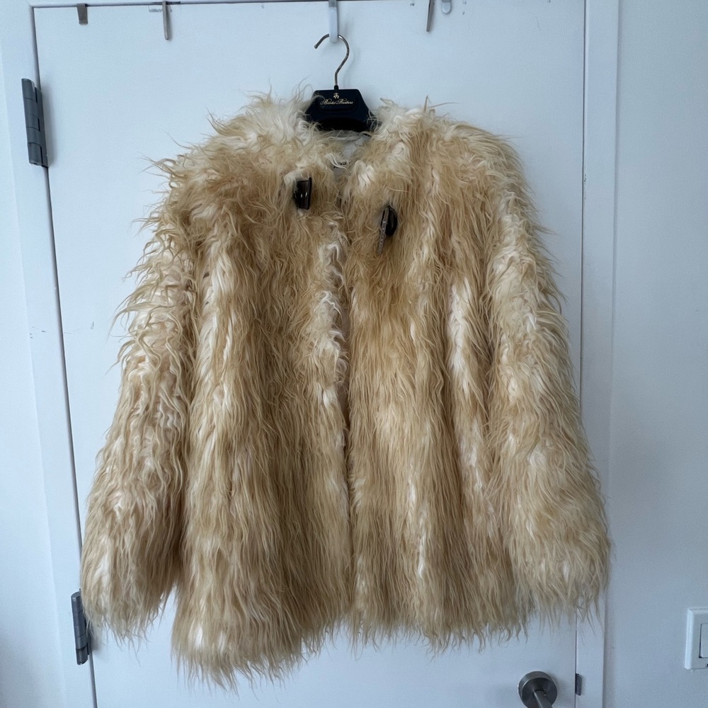 Apparis Petra Faux Fur Coat NYT